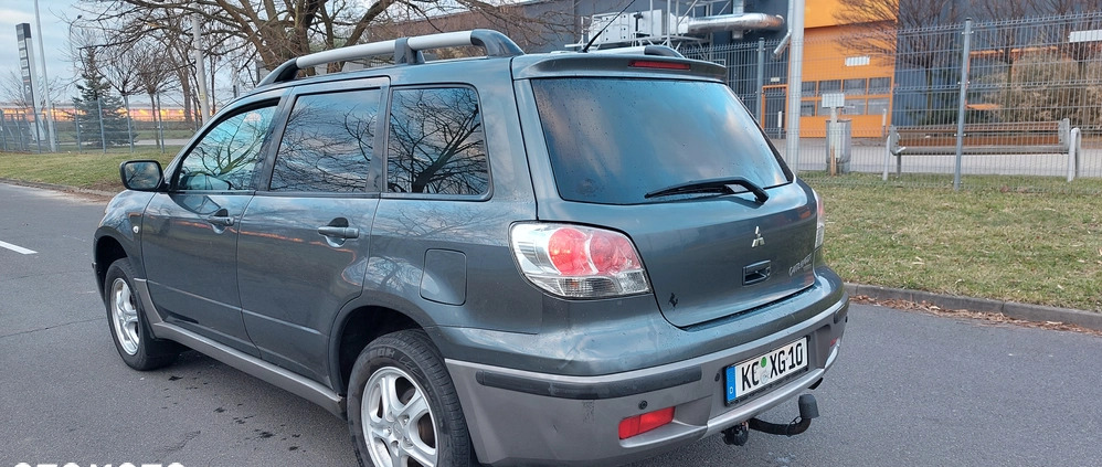 Mitsubishi Outlander cena 13999 przebieg: 206000, rok produkcji 2003 z Wrocław małe 466